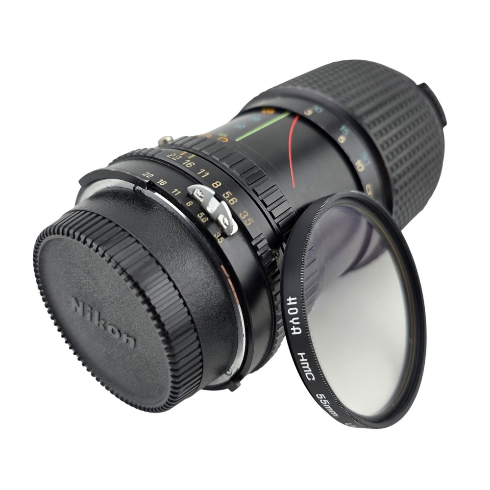 RMC Tokina 35-105mm f/3.5-4.3 Nikon AI Zoom Lens Hoya 55mm HMC Filter As Is READ